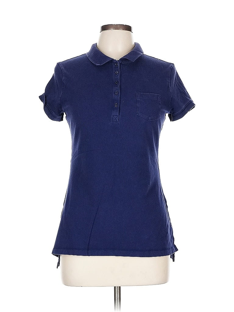 Pre-owned No Boundaries Short Sleeve Polo Shirt In Blue