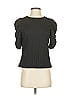 Oliver Bonas Gray Short Sleeve Top Size UK 6 / US 2 - photo 1