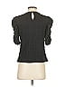 Oliver Bonas Gray Short Sleeve Top Size UK 6 / US 2 - photo 2
