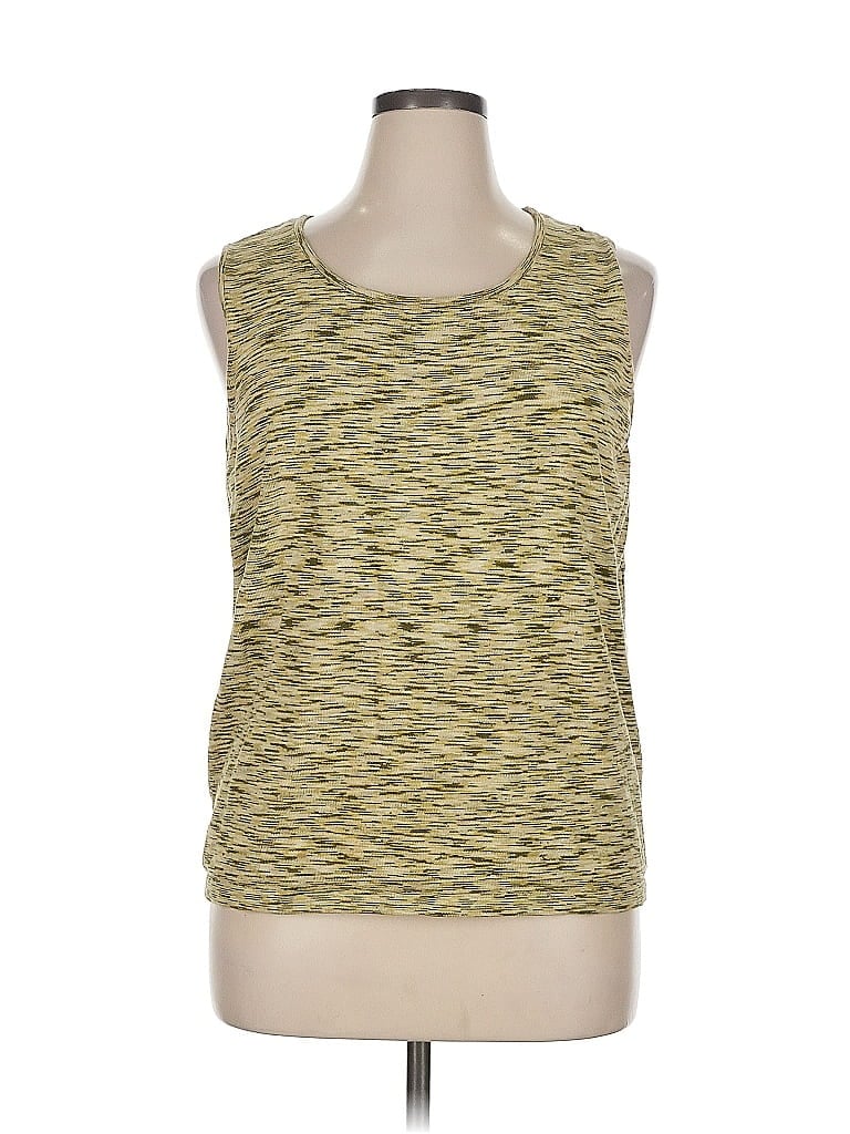 Pre-owned Kate Hill Sweater Vest In Gold
