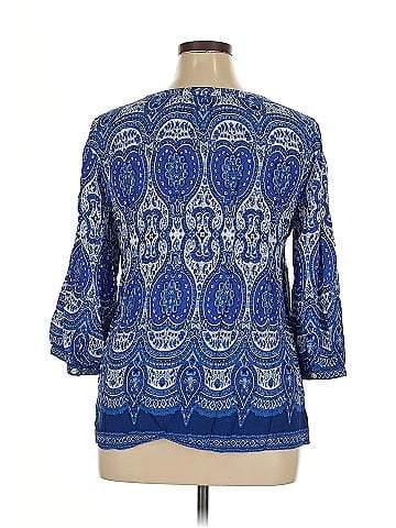 Talbots 3/4 Sleeve Blouse (view 2)