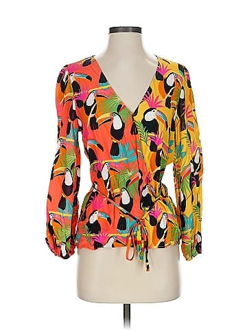 FARM Rio for Anthropologie 3/4 Sleeve Blouse (view 1)