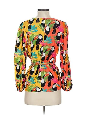FARM Rio for Anthropologie 3/4 Sleeve Blouse (view 2)