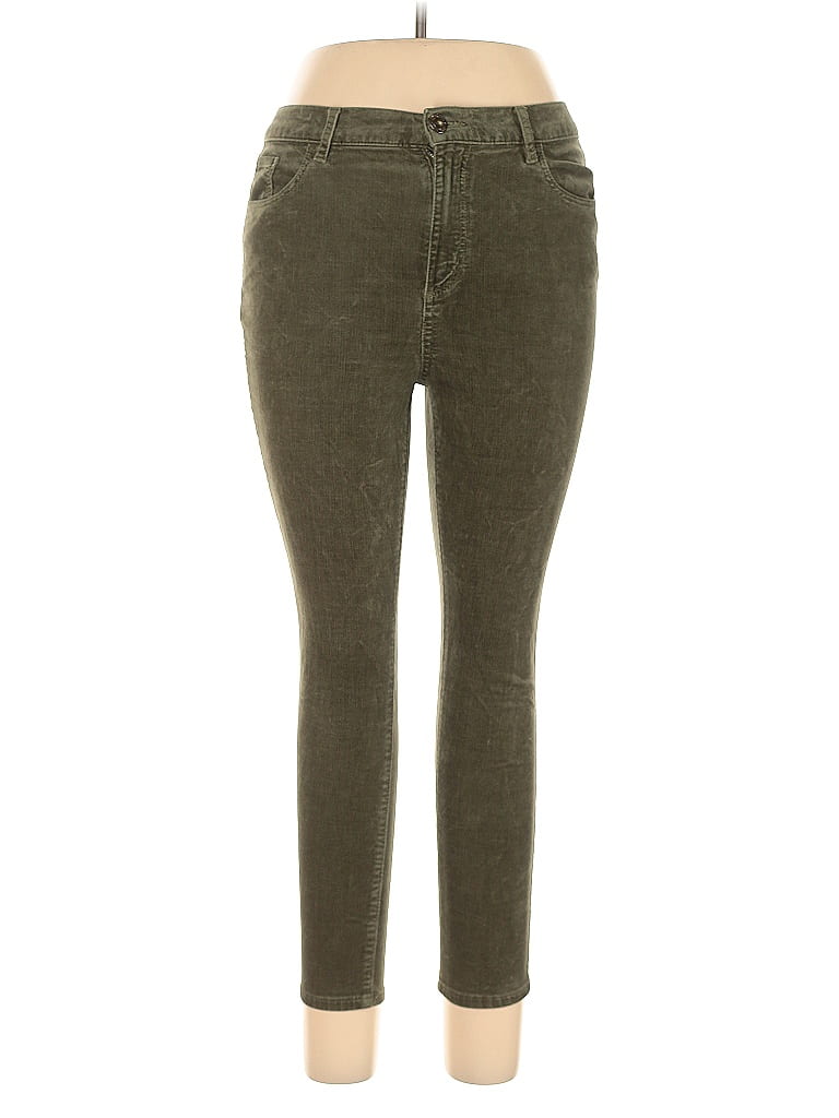 Pre-owned Ann Taylor Loft Casual Pants In Green