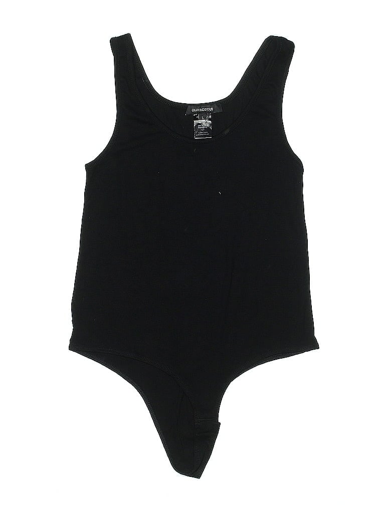 Pre-owned Olivaceous Bodysuit In Black