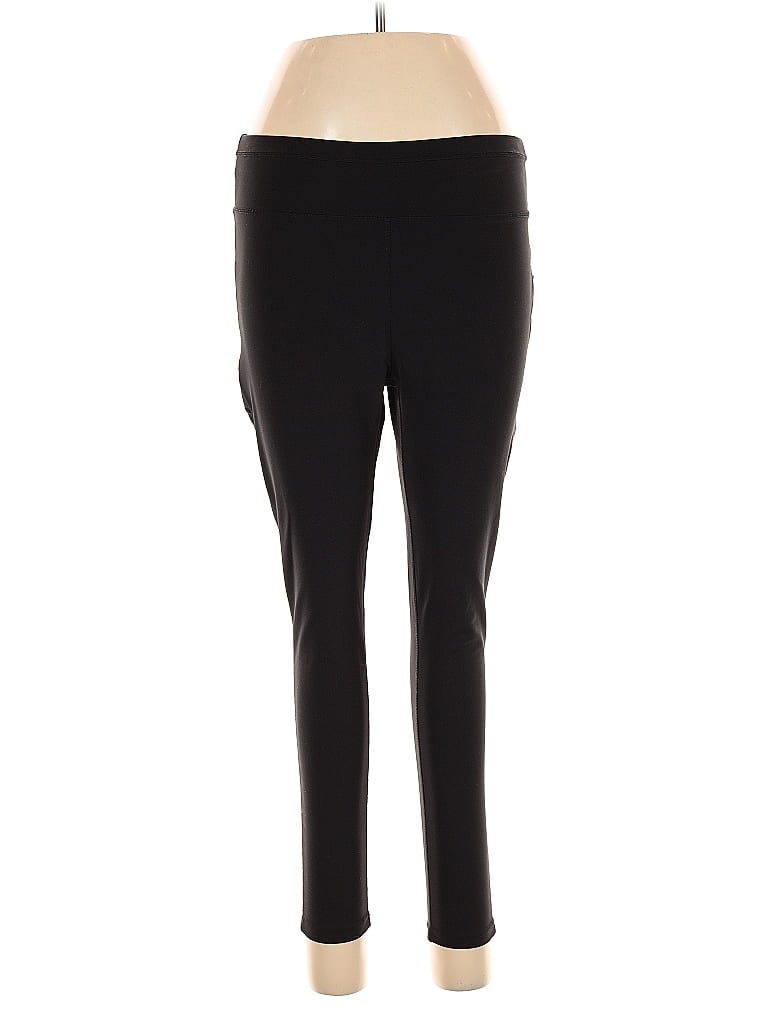 Pre-owned Pop Fit Active Pants In Black