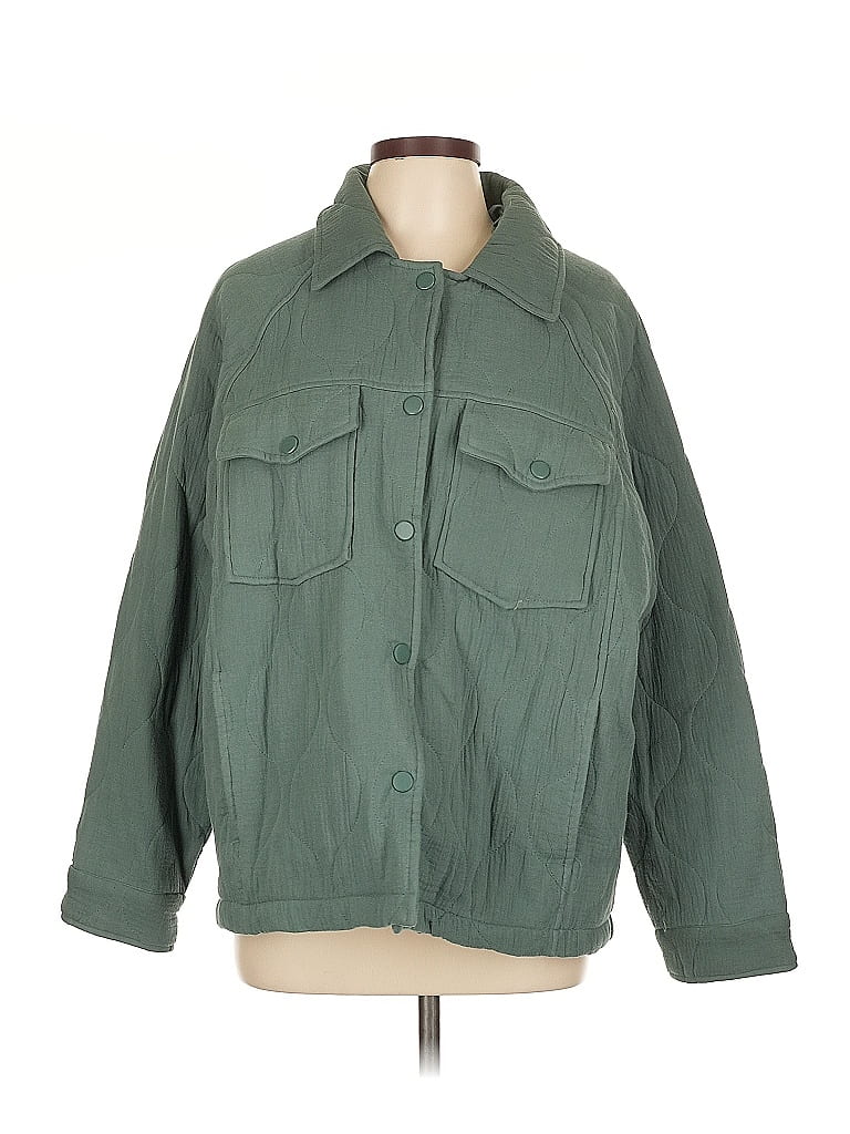 Pre-owned Bucketlist Jacket In Green