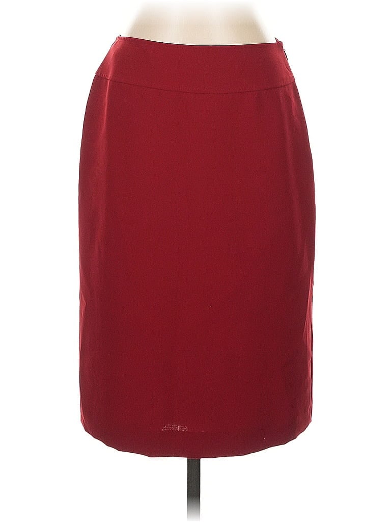 Pre-owned Unbranded Formal Skirt In Red