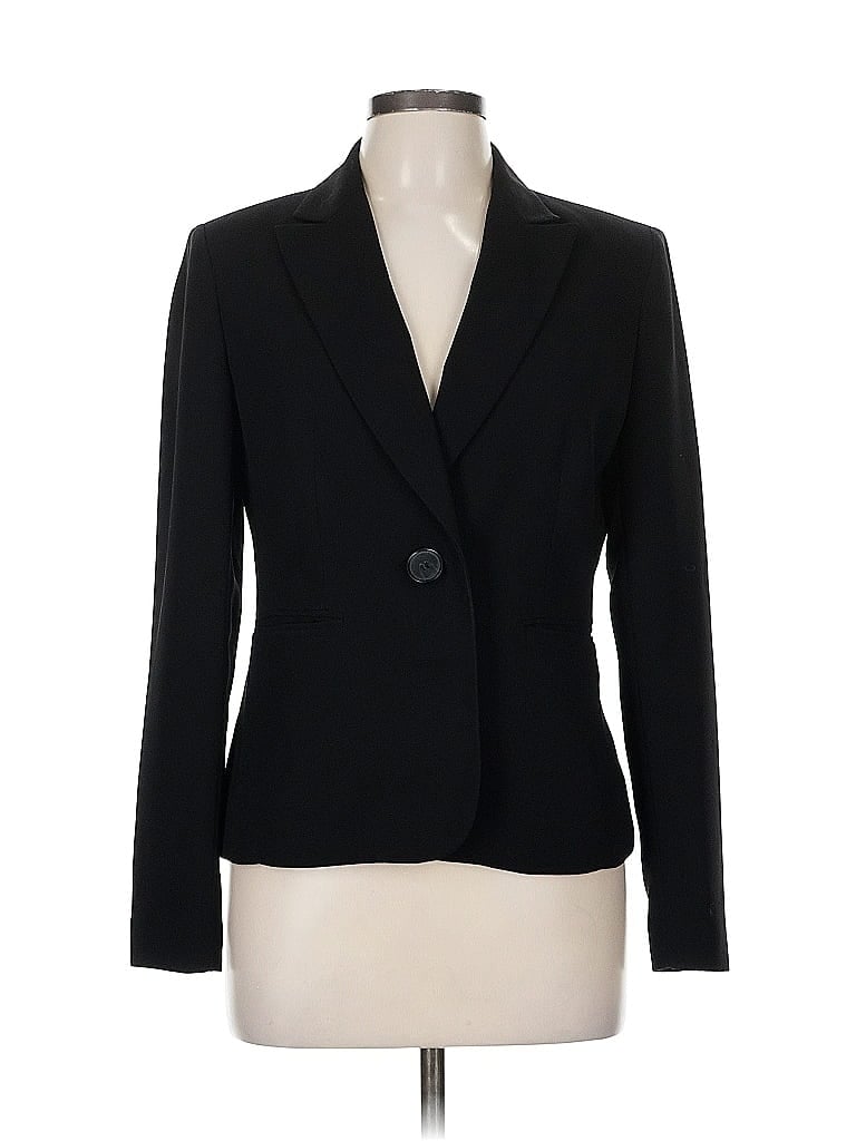 Click to view more detailed imagery on our partner's website Pre-owned Kasper Blazer Jacket In Black