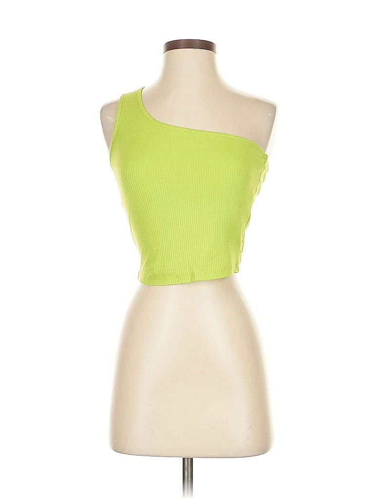 Bp. Tube Top Green Strapless Neckline Tops In Green