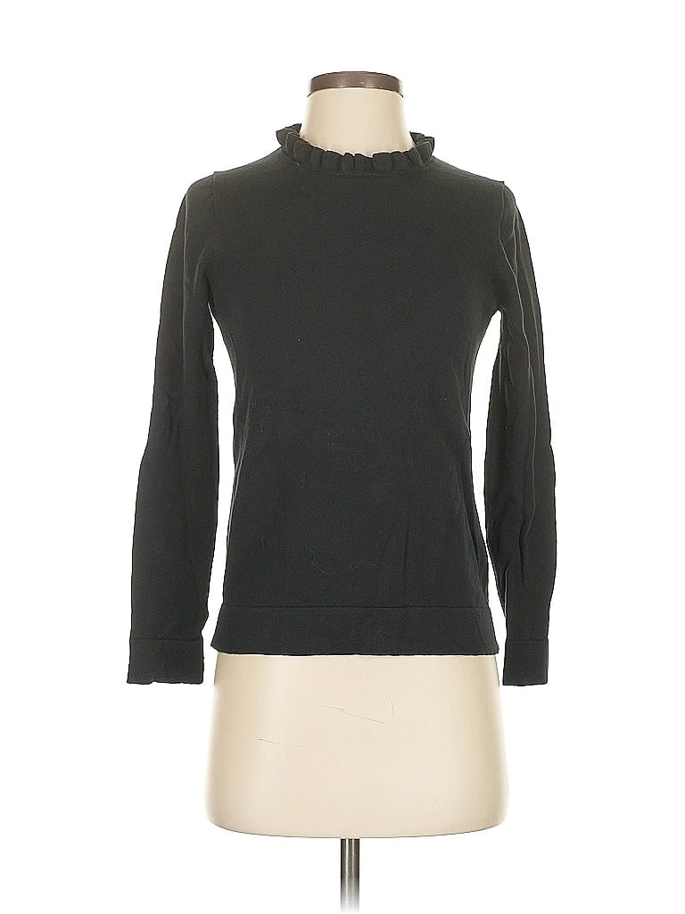 Pre-owned J.crew Factory Store Turtleneck Sweater In Black