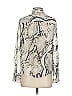 BCBGMAXAZRIA 100% Polyester Animal Print Ivory Long Sleeve Blouse Size XS - photo 2