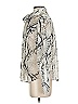 BCBGMAXAZRIA 100% Polyester Animal Print Ivory Long Sleeve Blouse Size XS - photo 5