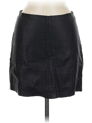 Free People Faux Leather Skirt (view 1)