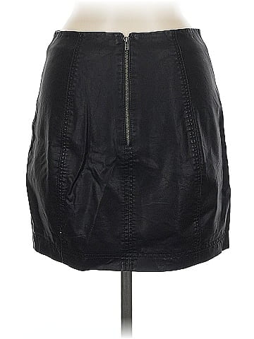 Free People Faux Leather Skirt (view 2)