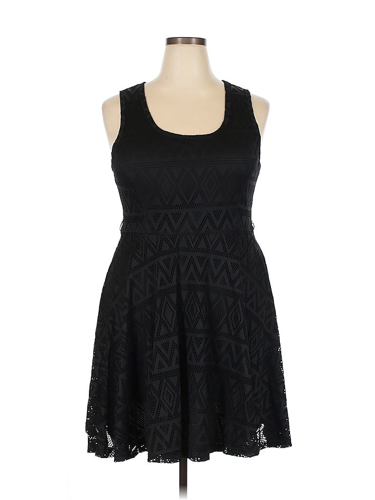 Pre-owned No Boundaries Casual Dress In Black