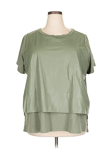 DG^2 by Diane Gilman Short Sleeve Blouse (view 1)