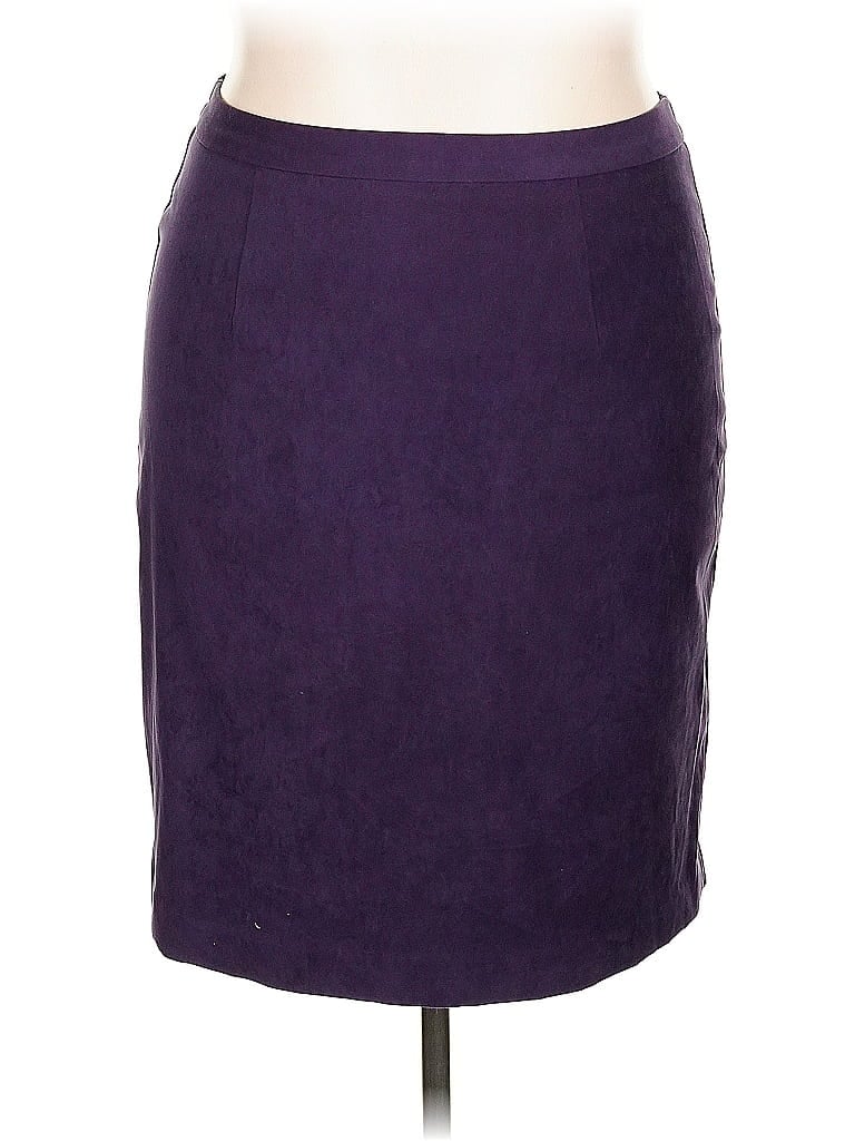Pre-owned Karin Stevens Formal Skirt In Purple