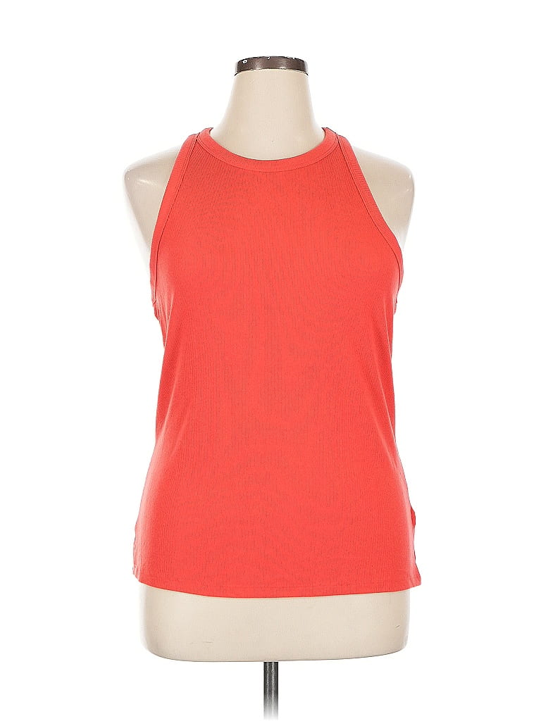 Pre-owned Active By Old Navy Sleeveless T-shirt In Orange