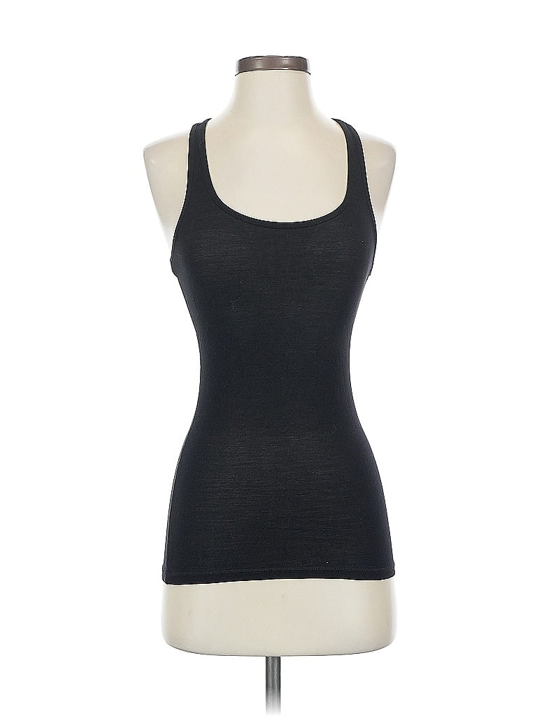 Pre-owned Angl Tank Top Black Halter Neckline Tops
