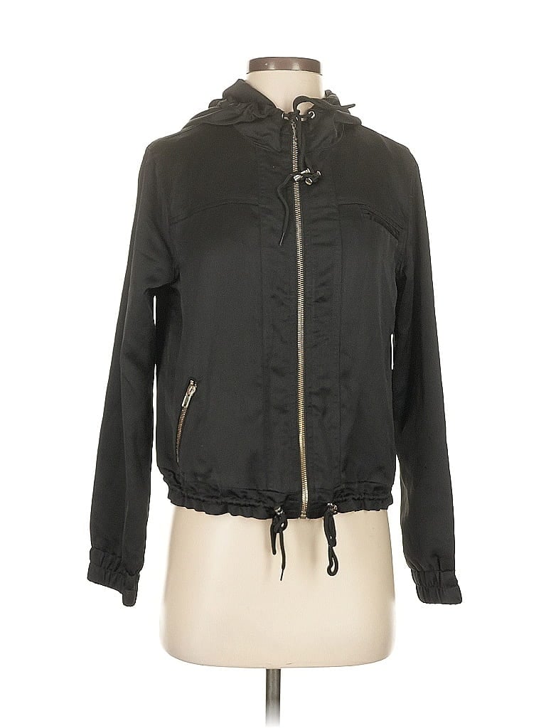 MISSGUIDED Pre-owned Windbreaker Jacket In Black
