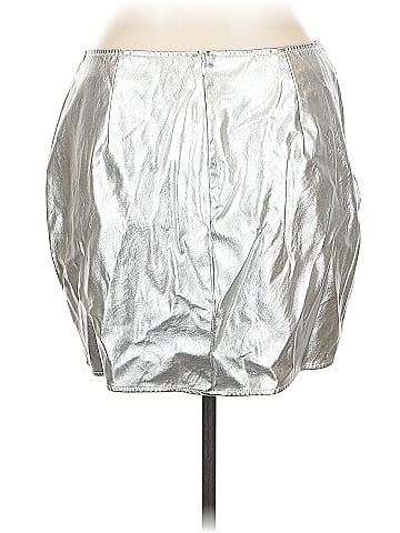 Fashion Nova Faux Leather Skirt (view 2)