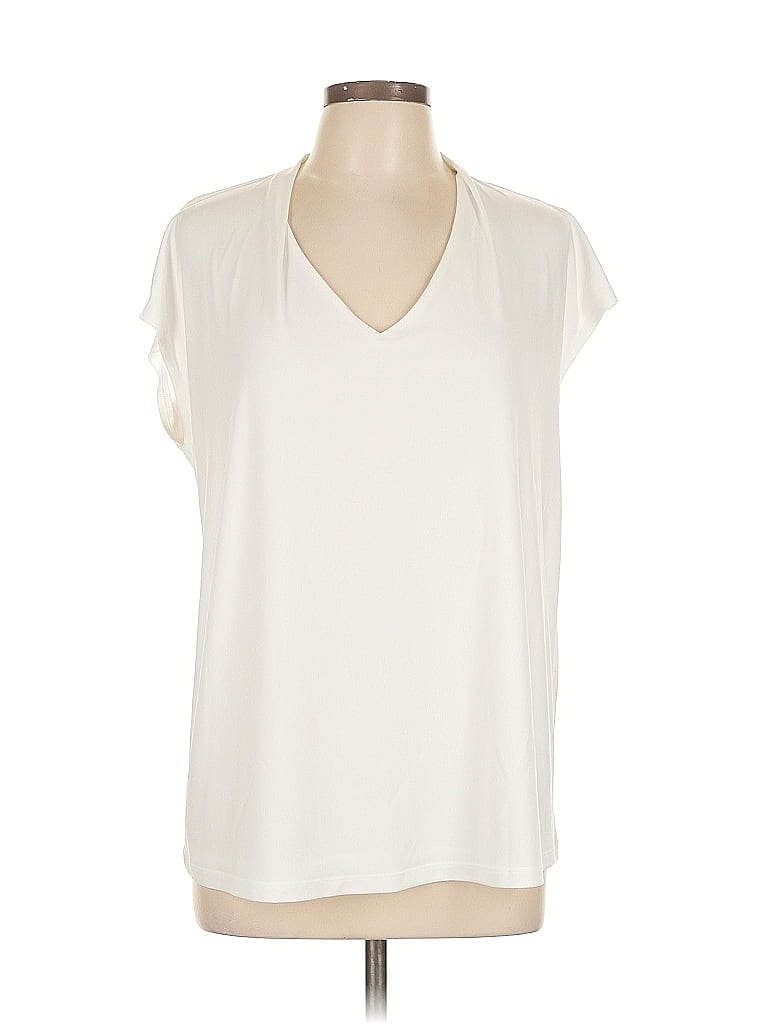 KASPER Pre-owned Cardigan Sweater In White