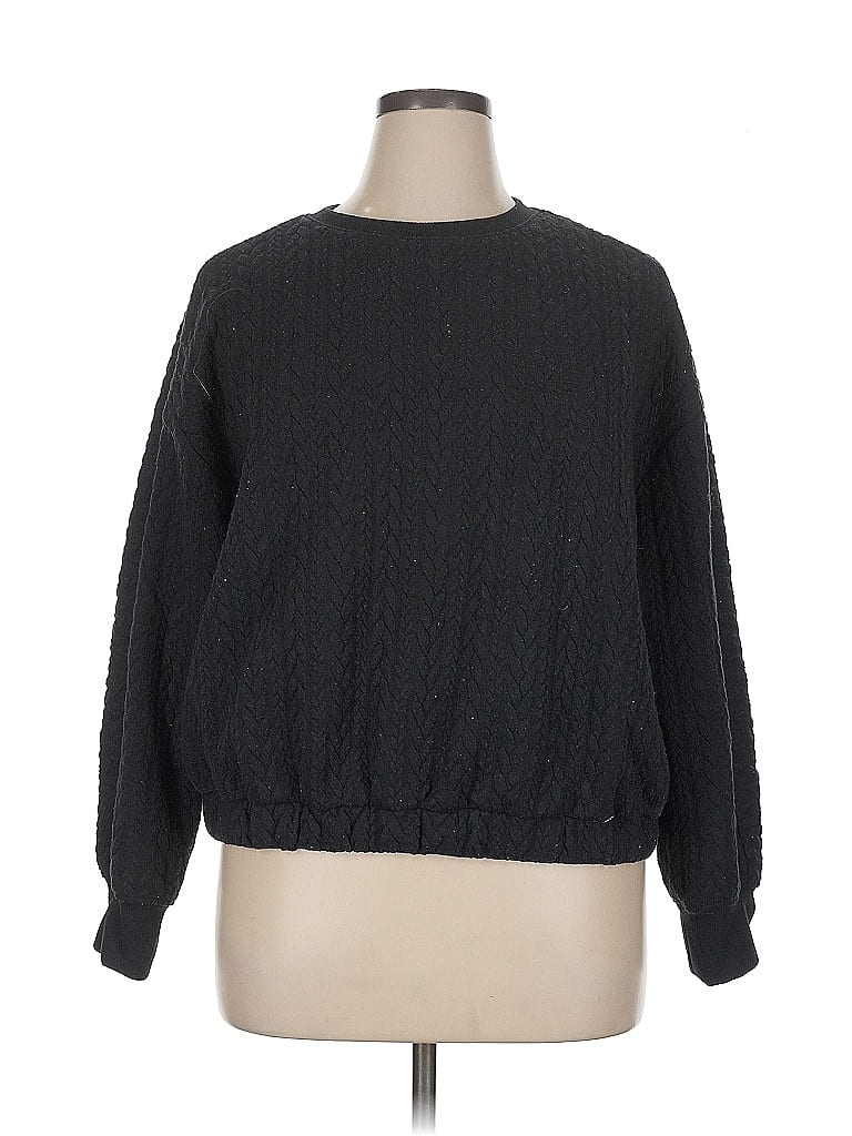 Pre-owned A New Day Pullover Sweater In Black