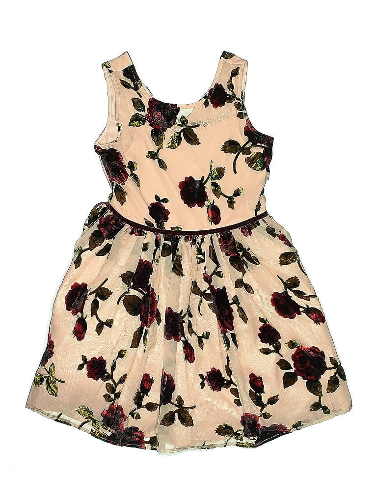 Click to view more detailed imagery on our partner's website Pre-owned Zunie Kids' Dress In Brown
