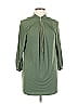 JM Collection Green 3/4 Sleeve Blouse Size L - photo 1