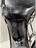 Dolce & Gabbana Graphic Silver Black Vintage Heels Size EU 37 - photo 7