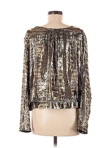 Mulberry Long Sleeve Silk Top (view 2)
