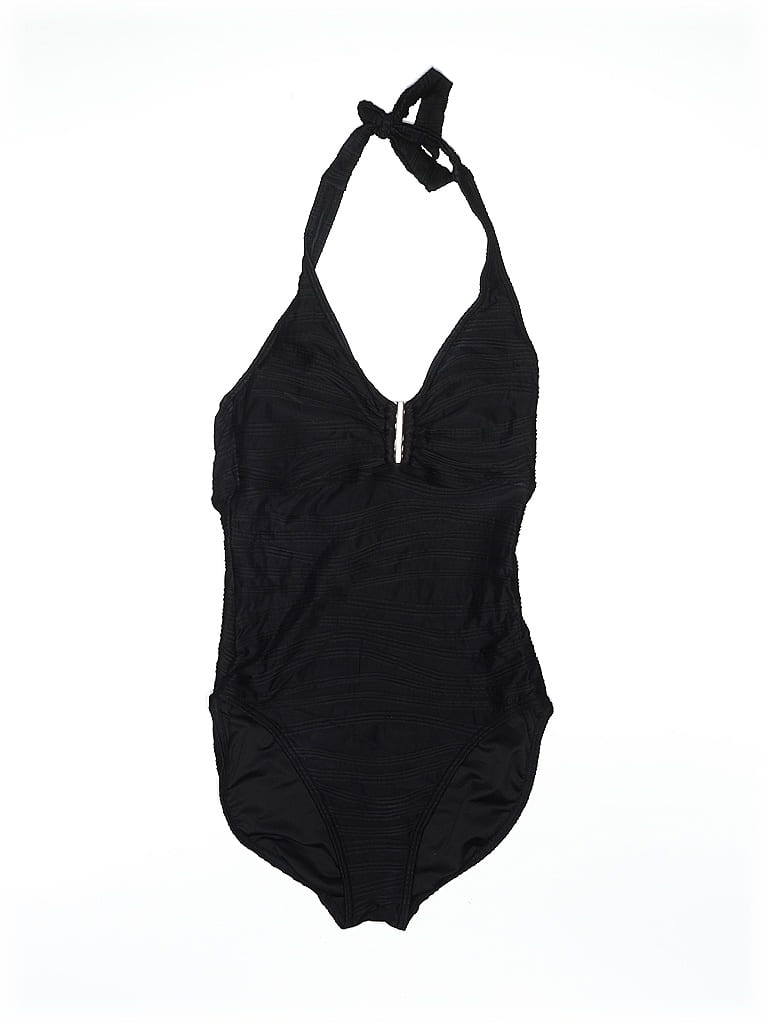 Pre-owned Calvin Klein One Piece Swimsuit In Black