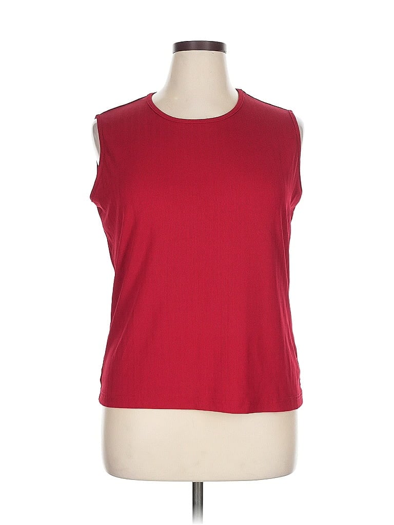Pre-owned Laura Scott Sleeveless T-shirt In Red