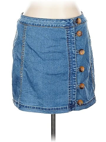 Free People Denim Skirt (view 1)