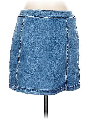 Free People Denim Skirt (view 2)