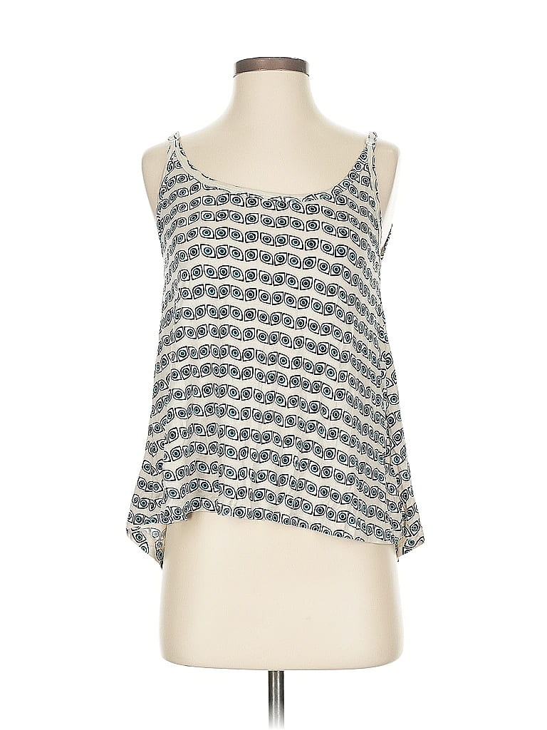 Pre-owned Assorted Brands Tank Top Blue Strapless Neckline Tops