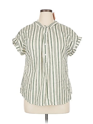 BLOOMCHIC Short Sleeve Blouse (view 1)