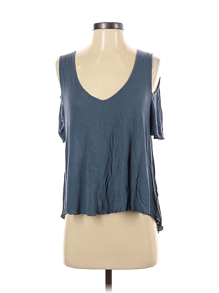 Pre-owned Free People Sleeveless T-shirt In Blue