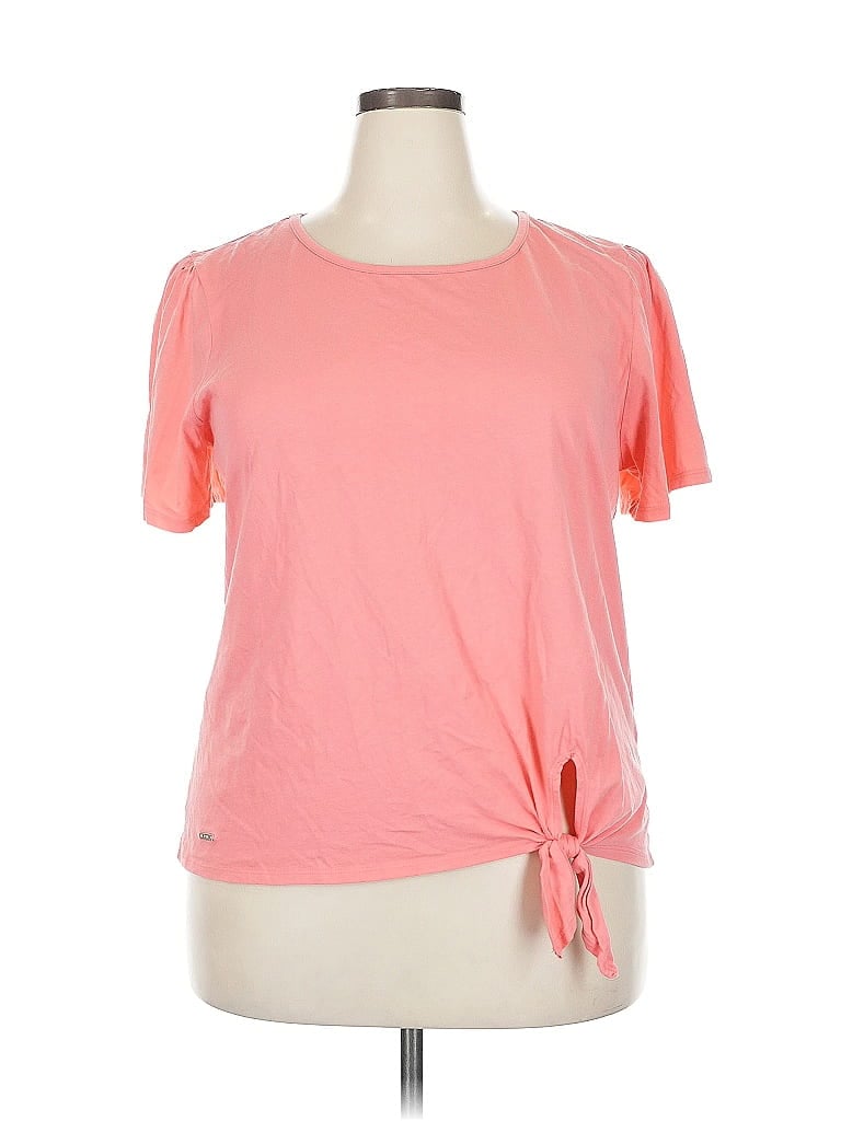 Pre-owned Nautica Short Sleeve T-shirt In Pink