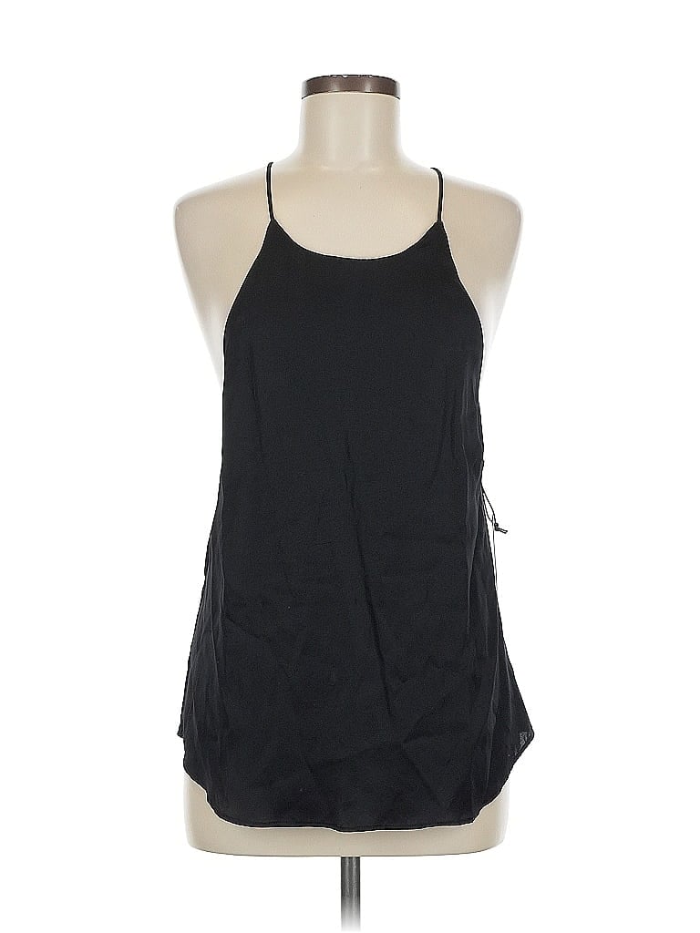 Stillwater Tank Top Black Halter Neckline Tops In Black