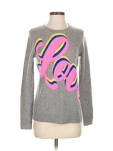 Aqua Cashmere Pullover Sweater (view 1)