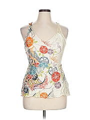 Tiny Sleeveless Silk Top