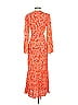 Rixo London 100% Polyester Orange Red Sonja Dress Size XXS - photo 2