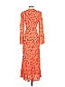 Rixo London 100% Polyester Paisley Orange Red Sonja Dress Size XXS - photo 2