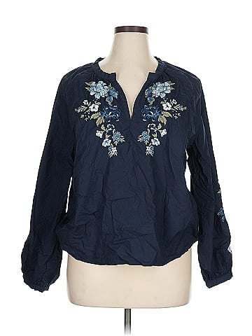 Driftwood 3/4 Sleeve Blouse (view 1)