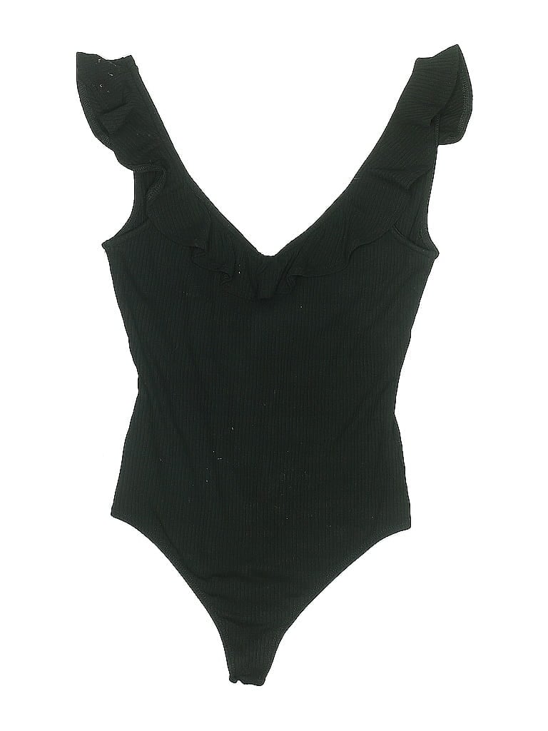 Pre-owned Azalea Bodysuit In Black