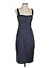 David Meister Solid Blue Cocktail Dress Size 4 - photo 1