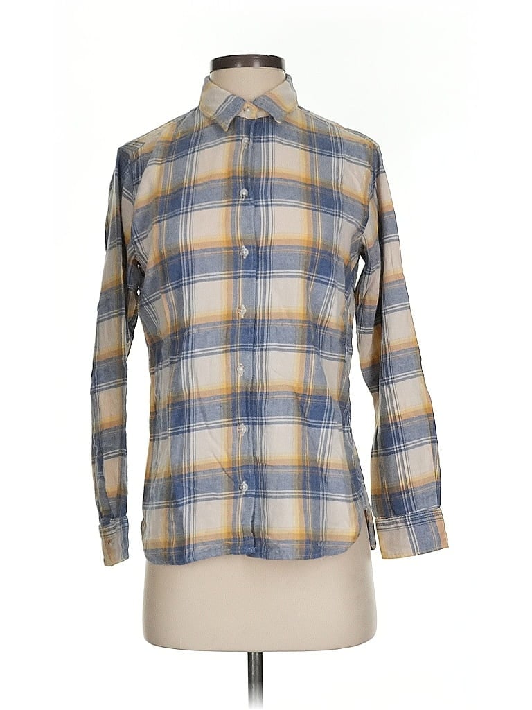 Click to view more detailed imagery on our partner's website Pre-owned Uniqlo Long Sleeve Button Down Shirt In Blue