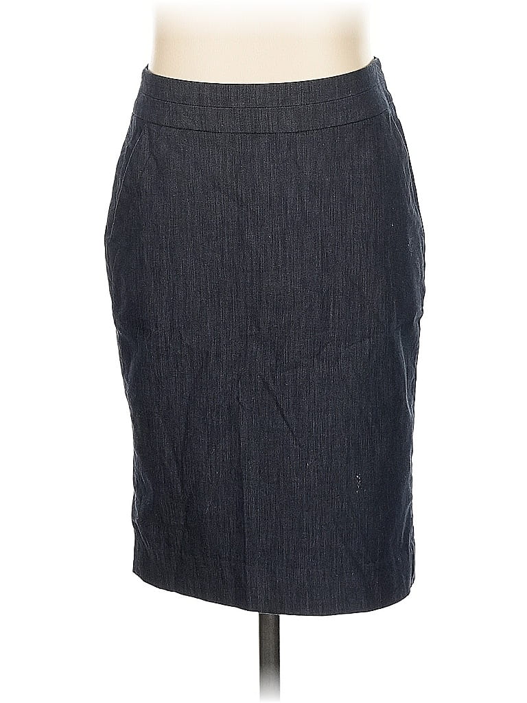 Pre-owned Ann Taylor Loft Formal Skirt In Gray